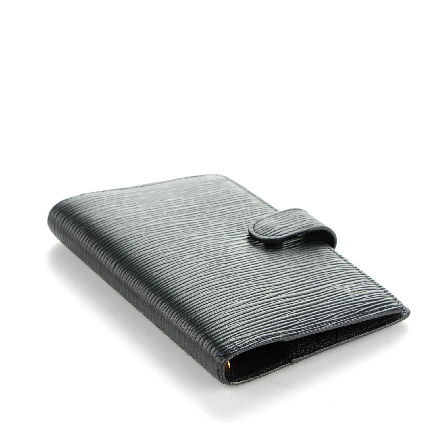 Louis Vuitton Epi Small Ring Agenda Cover Black 4 of 8