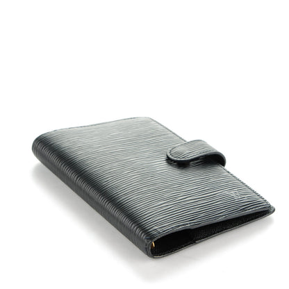 Louis Vuitton Epi Small Ring Agenda Cover Black 4 of 8