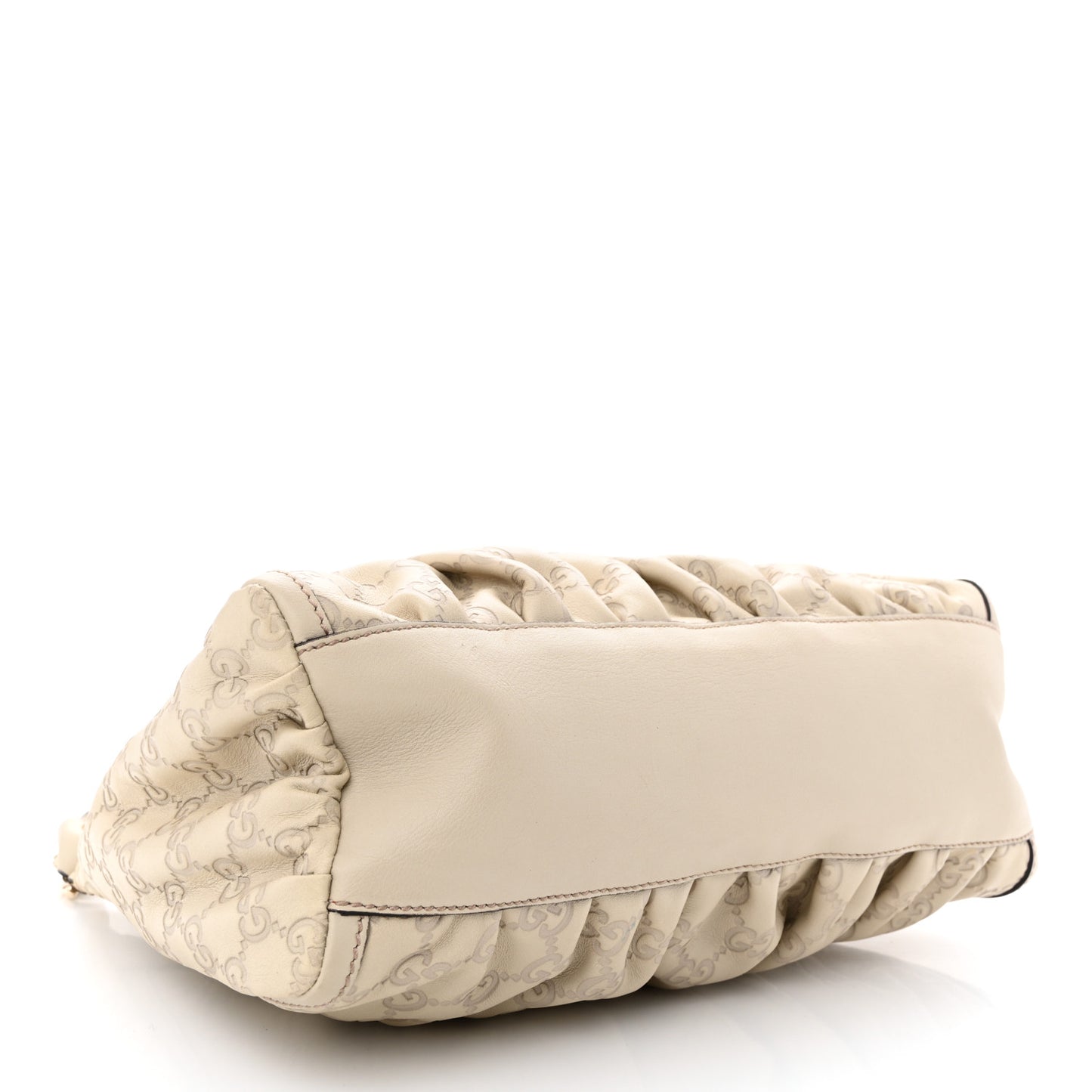 Guccissima Medium D Gold Hobo Off White