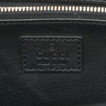 Gucci Sakai Be Green Calfskin Shearling Horsebit 1955 Shoulder Bag Black 6 of 11