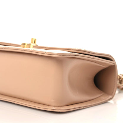 Chanel Calfskin Quilted Mini Perfect Fit Flap Beige 6 of 9