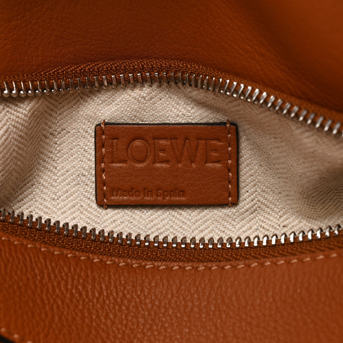 Calfskin Small Puzzle Bag Tan