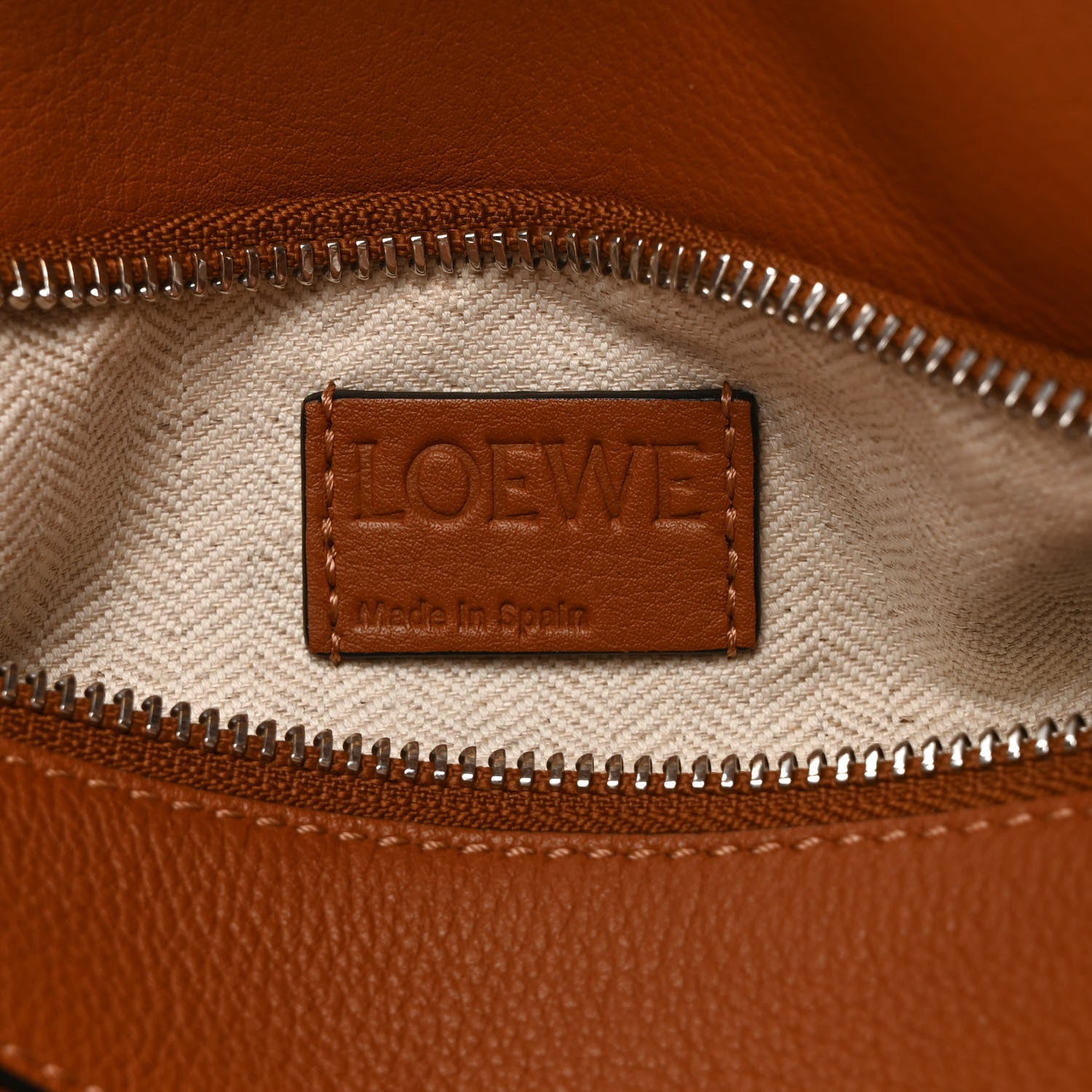 Loewe Calfskin Small Puzzle Bag Tan 6 of 8