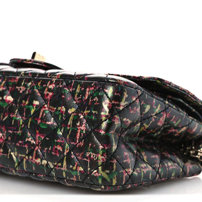 Chanel Tweed Printed Lambskin Quilted 2.55 Reissue 225 Flap Multicolor 10 of 13