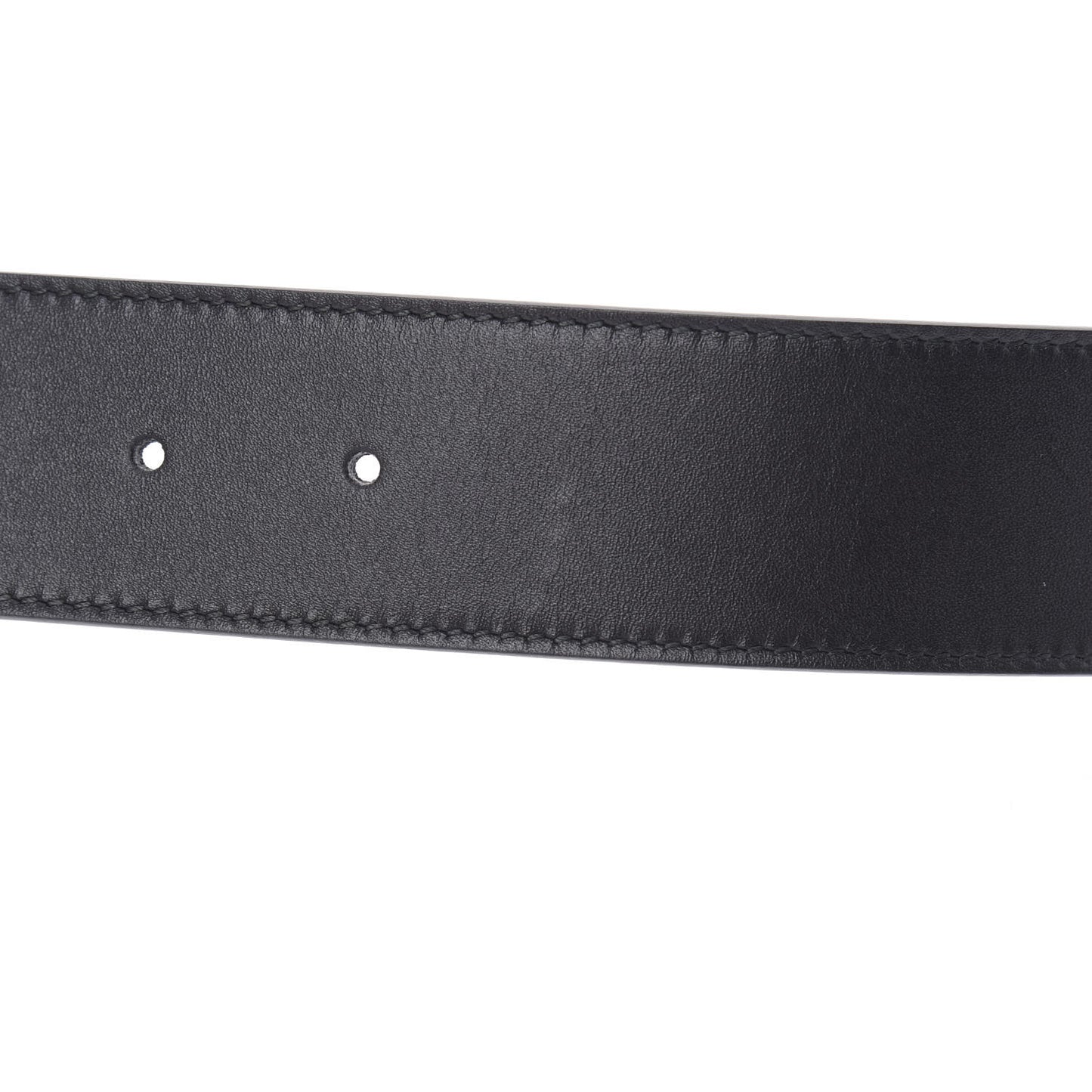 Moon Calfskin Torchon Double G 40mm Belt 85 34 Black