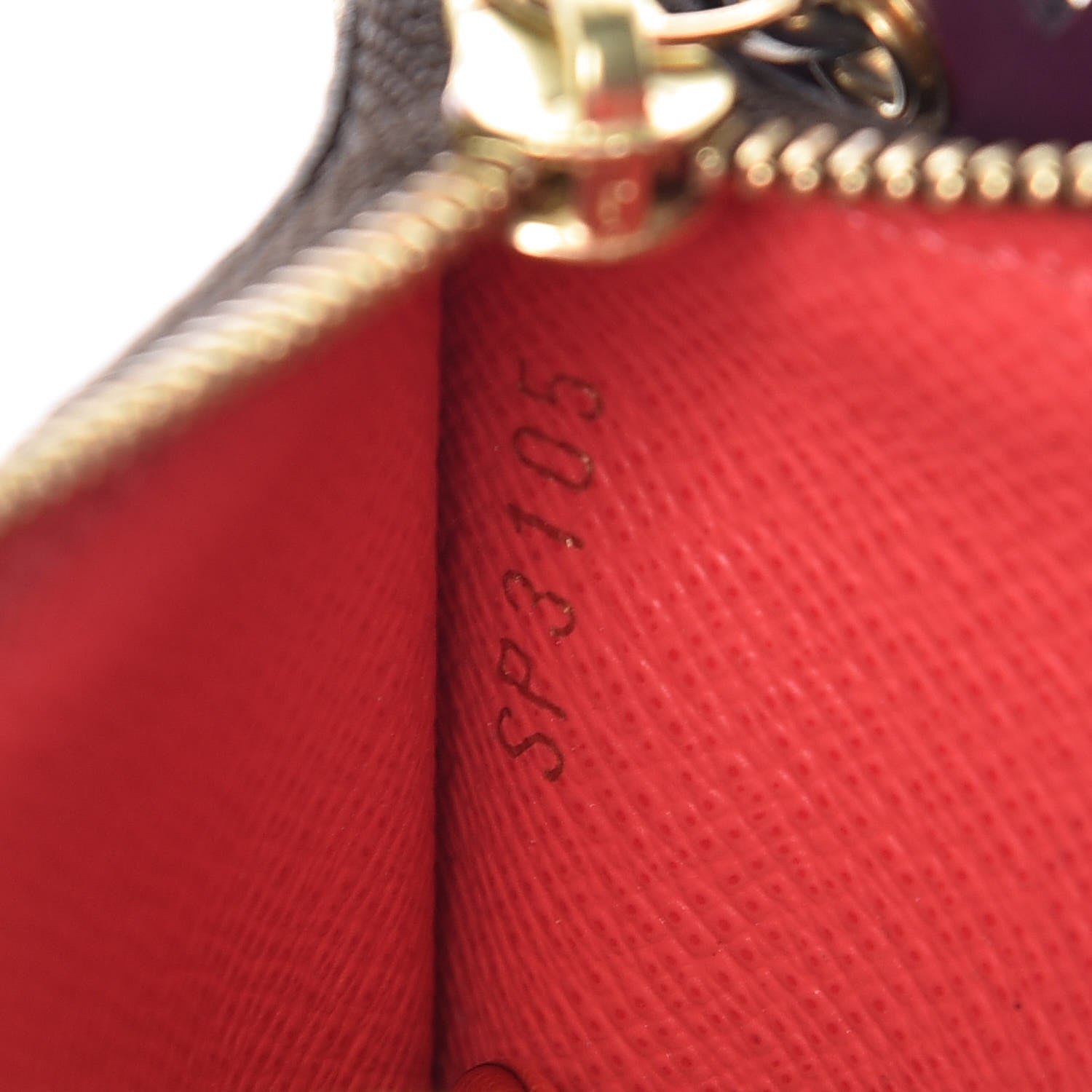 Louis Vuitton Monogram Totem Key Pouch Flamingo 7 of 10