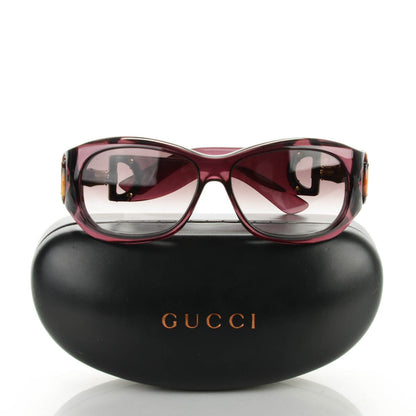 Gucci Bamboo Horsebit 2970/S Sunglasses Dark Purple 5 of 5
