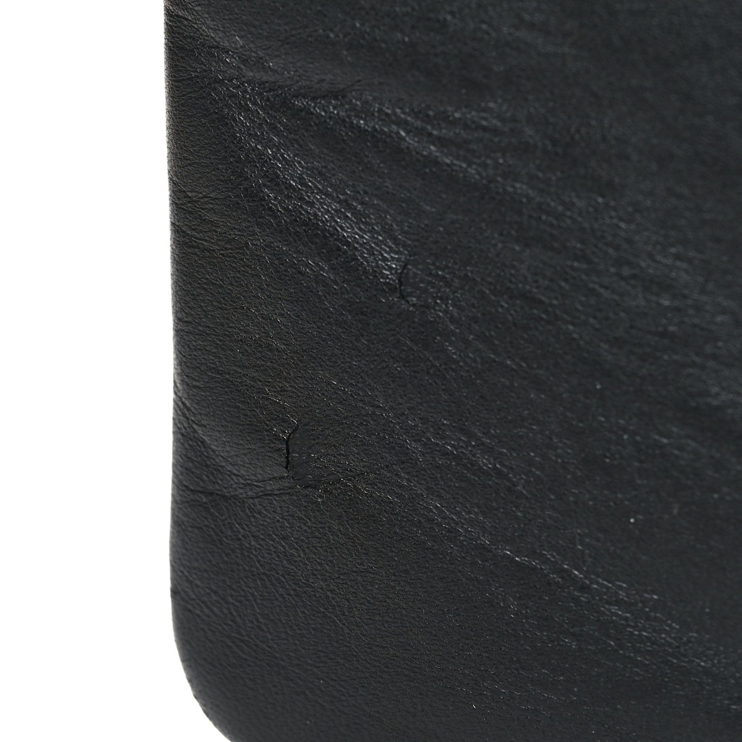 Lambskin Large Airline Zipper Cosmetic Case Blue Black Red