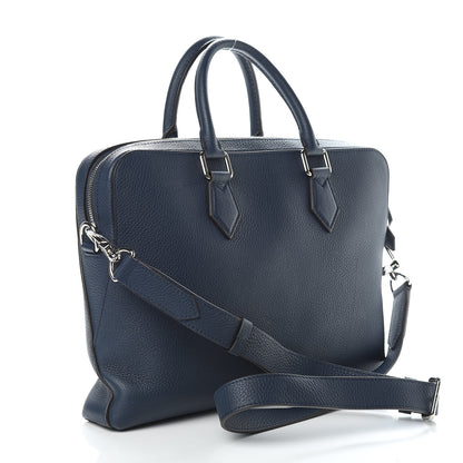 Louis Vuitton Taurillon Armand Briefcase Navy 3 of 9