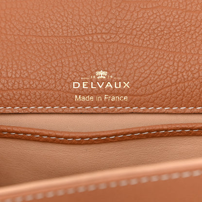 Delvaux Crispy Calfskin Mini Tempete Satchel Vegetal 7 of 10