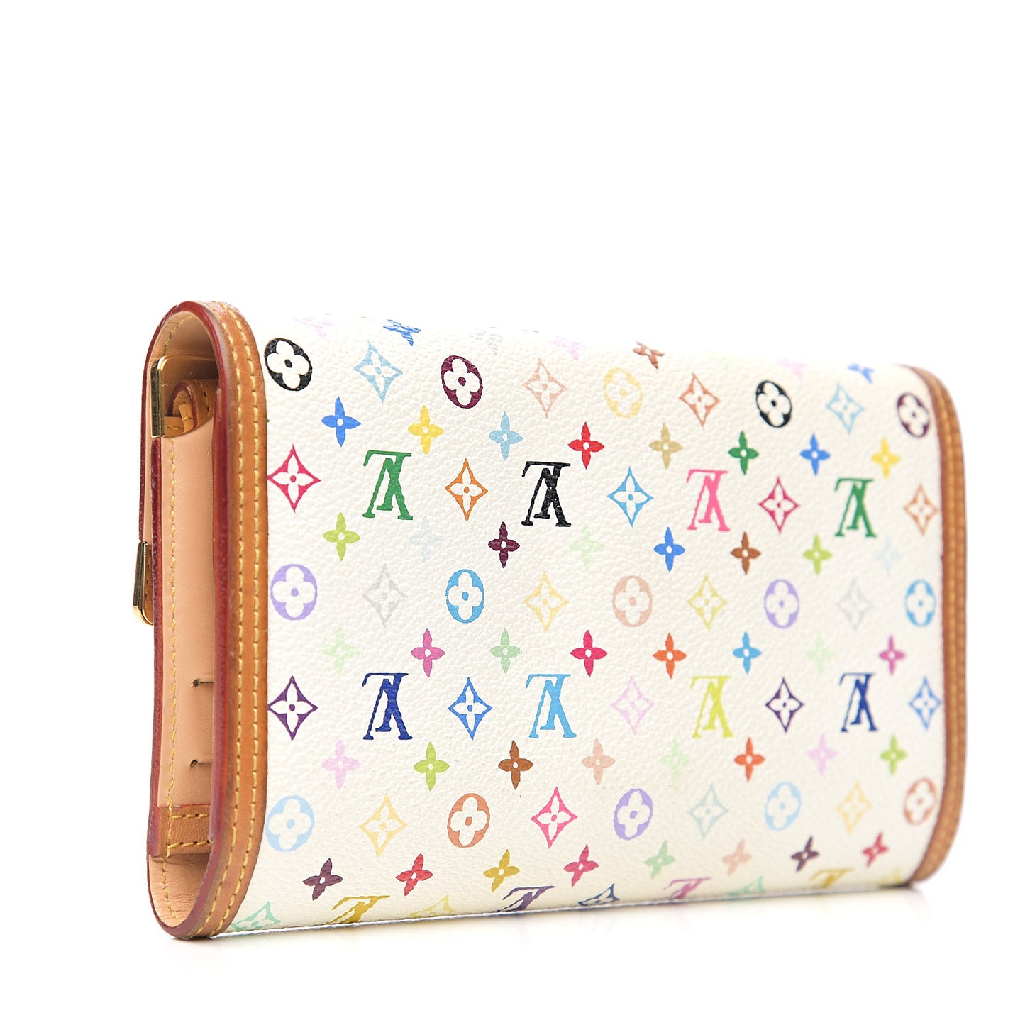 Monogram Multicolor Porte Tresor International Wallet White