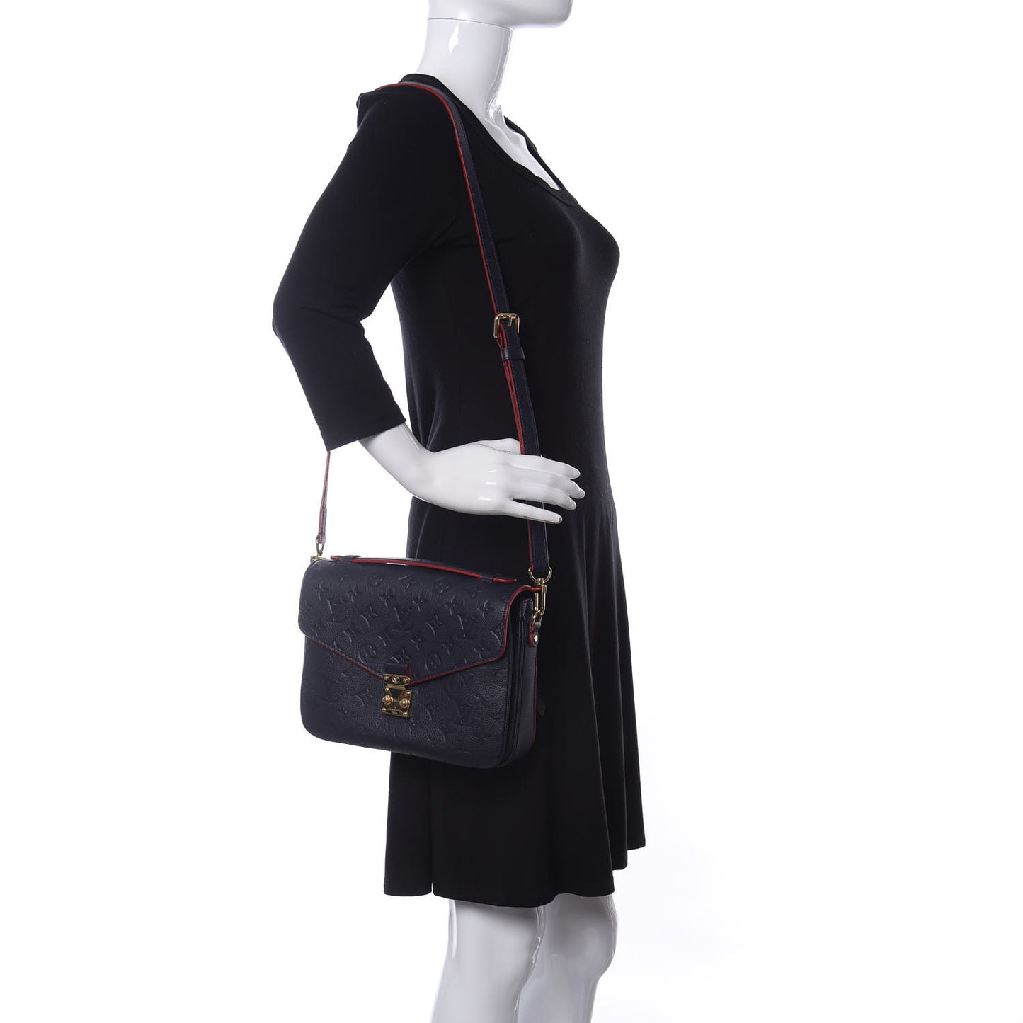 Empreinte Pochette Metis Marine Rouge