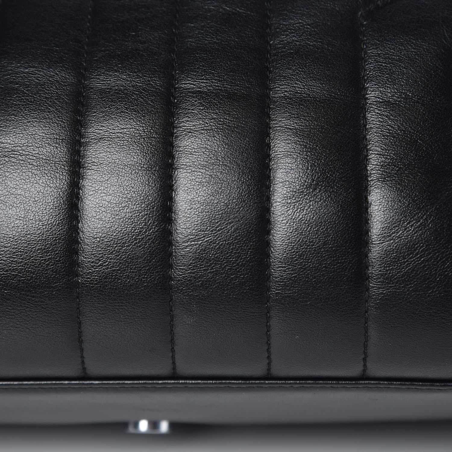 Saint Laurent Calfskin Y Quilted Monogram Large Loulou Shopper Black 13 of 14