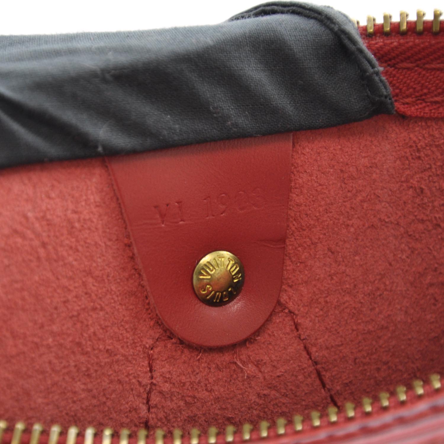 Louis Vuitton Epi Speedy 30 Red 10 of 10