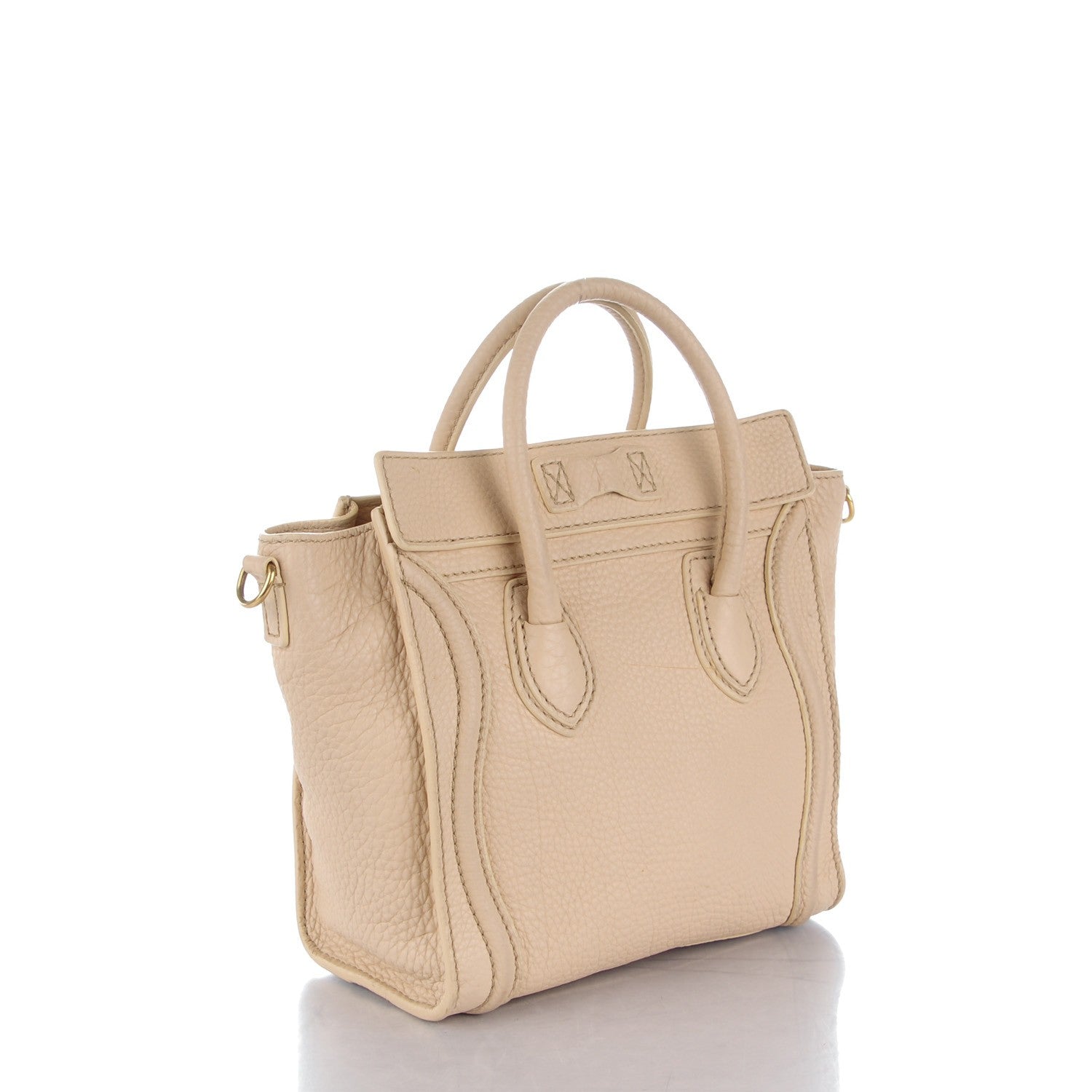 Celine Pebbled Calfskin Nano Luggage 3 of 9