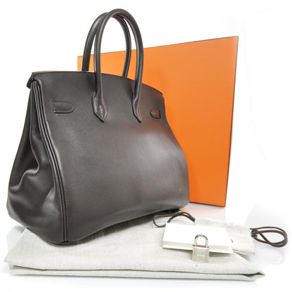 Hermes Chevre de Coromandel Birkin 35 Brown 3 of 12
