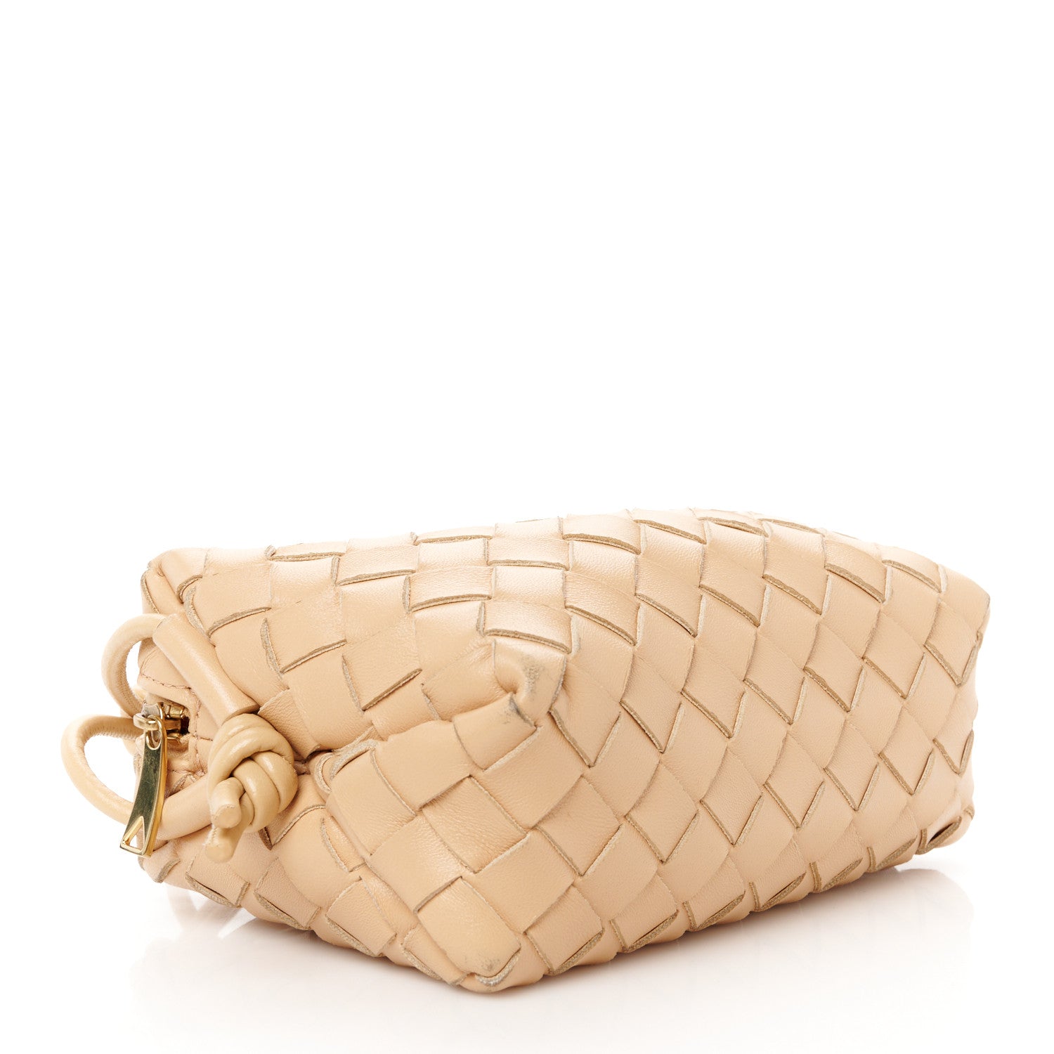 Bottega Veneta Nappa Intrecciato Mini Loop Camera Bag Almond 4 of 9