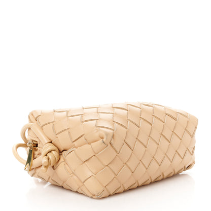 Bottega Veneta Nappa Intrecciato Mini Loop Camera Bag Almond 4 of 9