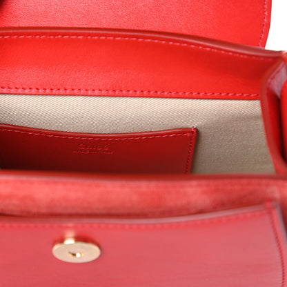 Chloe Calfskin Small Tess Bag Gipsy Red 8 of 10