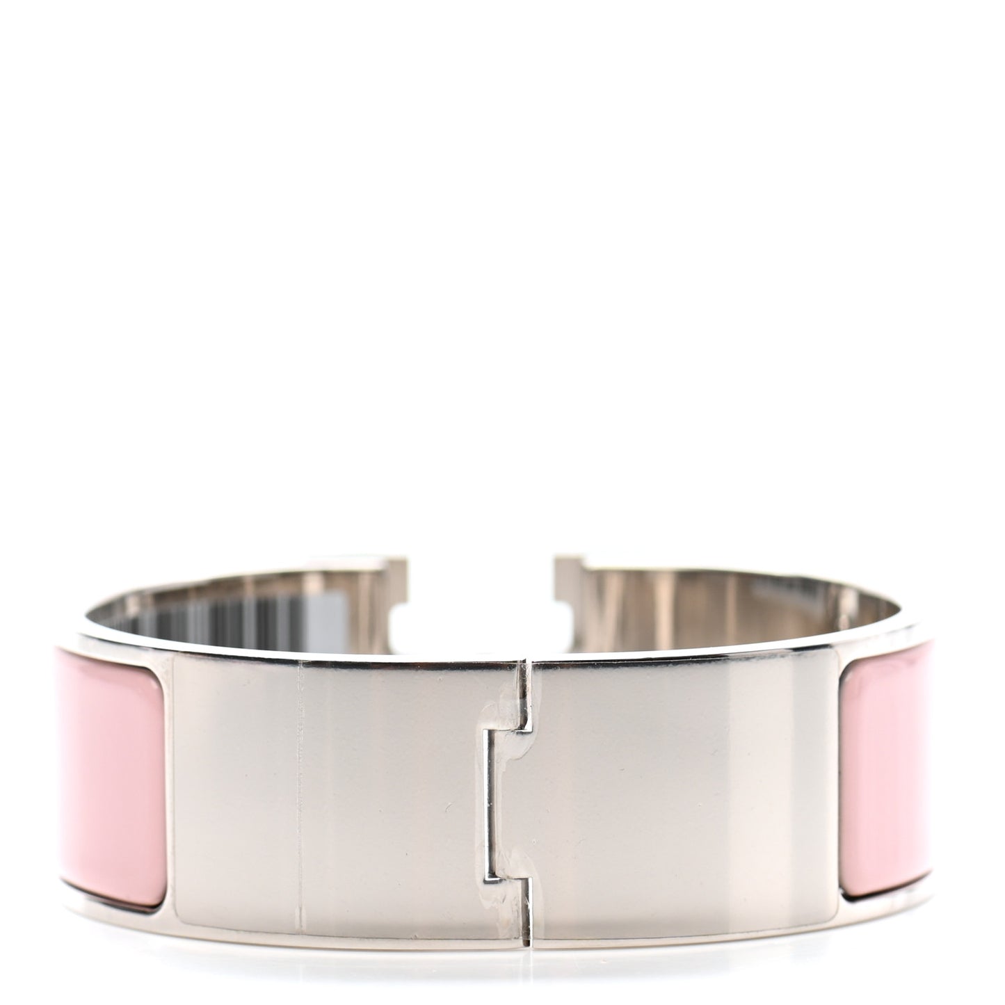 Enamel Wide Clic Clac H Bracelet PM Rose Cassata