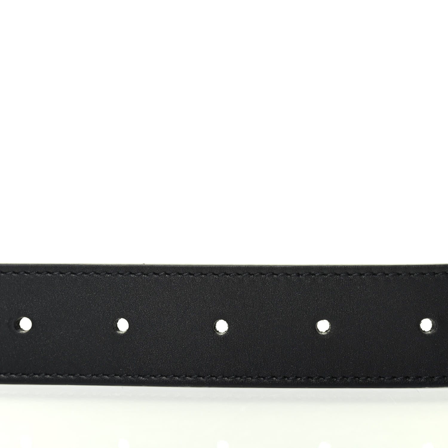 Gucci Calfskin Double G 30mm Belt 80 32 Black 3 of 5