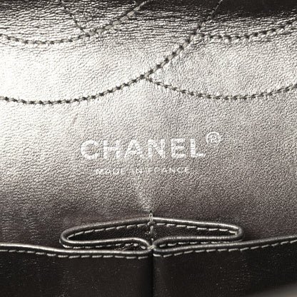 Chanel Metallic Aged Calfskin Quilted 2.55 Reissue 228 Flap Pewter 6 of 12