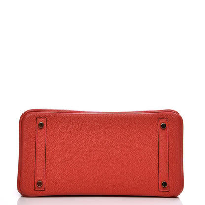 Hermes Togo Birkin 30 Geranium 6 of 31