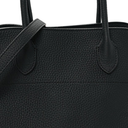 The Row Matte Grained Calfskin Soft Margaux 12 Black 7 of 10