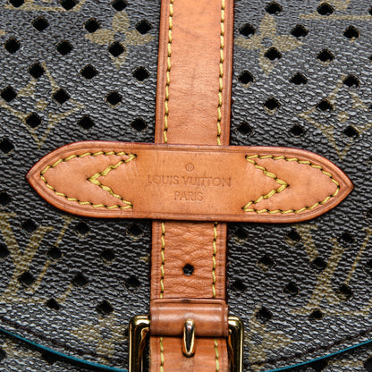 Louis Vuitton Monogram SC Flore Saumur Teal 6 of 12