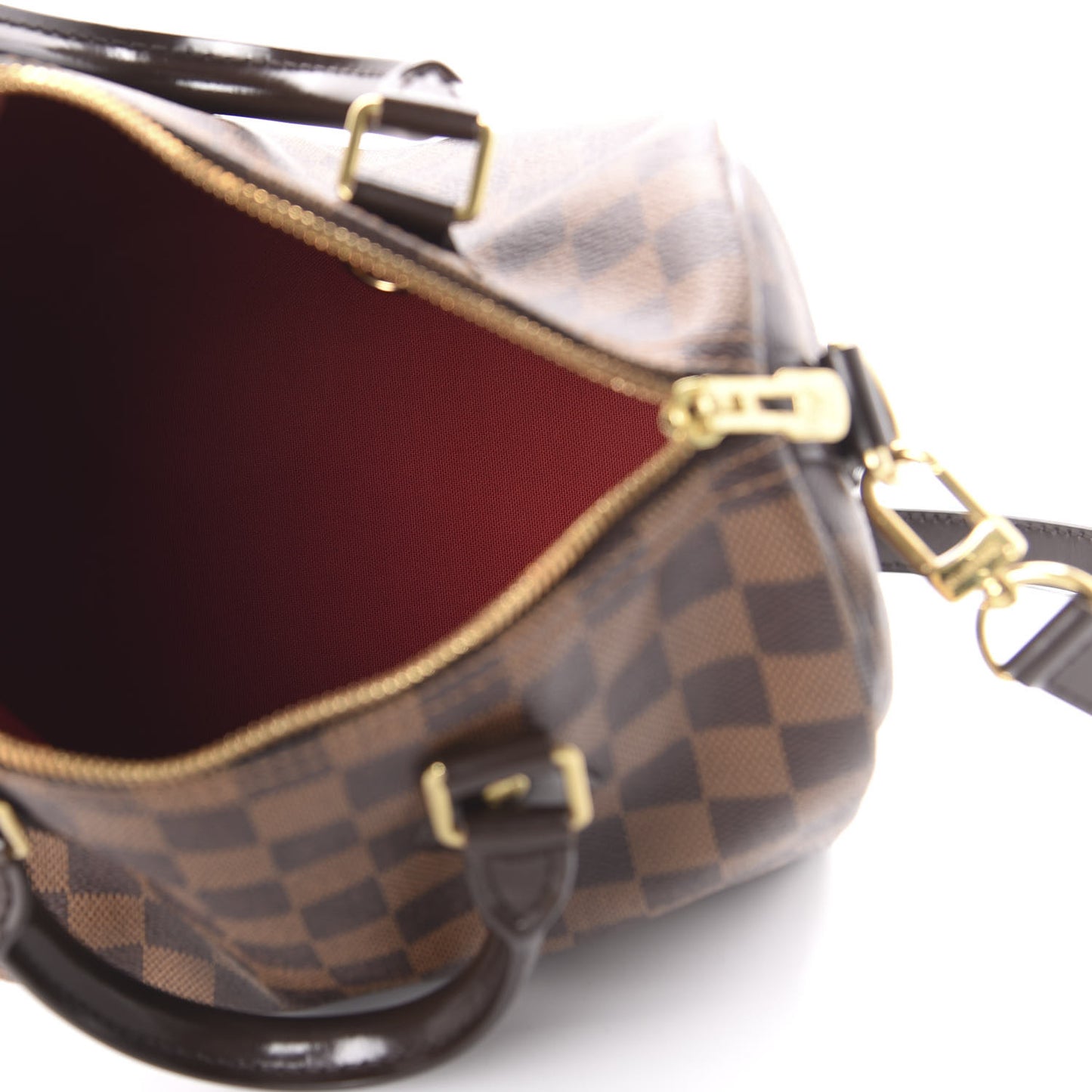 Damier Ebene Speedy Bandouliere 25