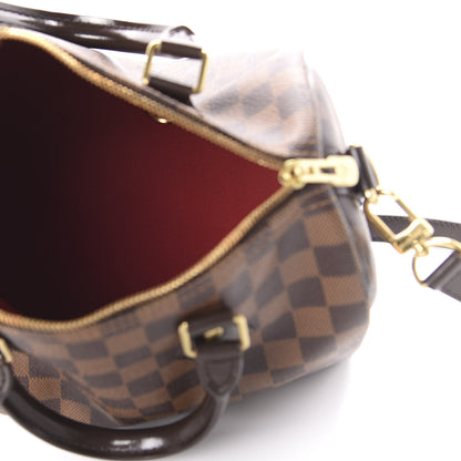 Louis Vuitton Damier Ebene Speedy Bandouliere 25 5 of 10