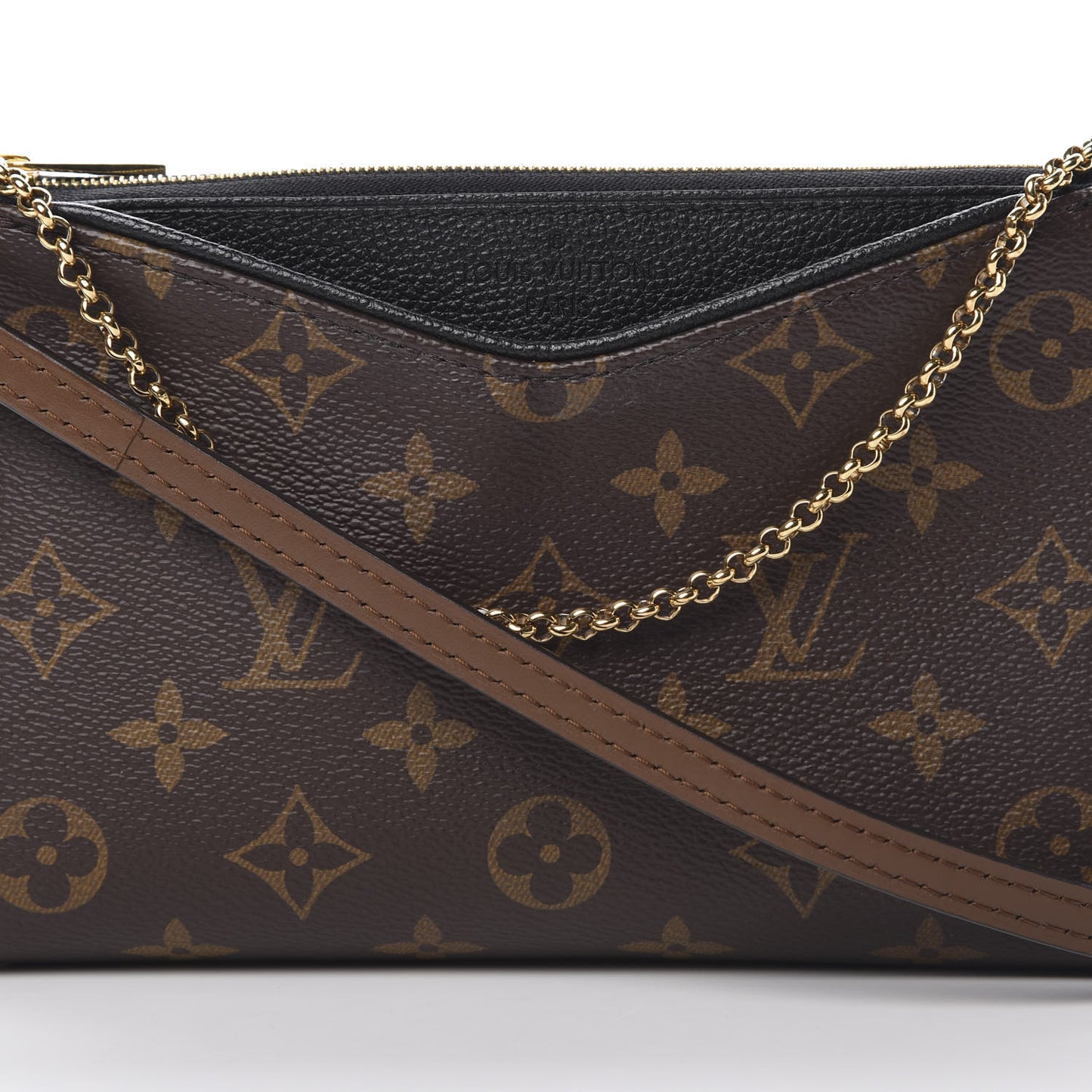 Monogram Pallas Clutch Black