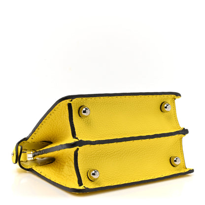 Fendi Cuoio Roma Sellerissima Petite Peekaboo I SEE U Satchel Pomelo 4 of 9