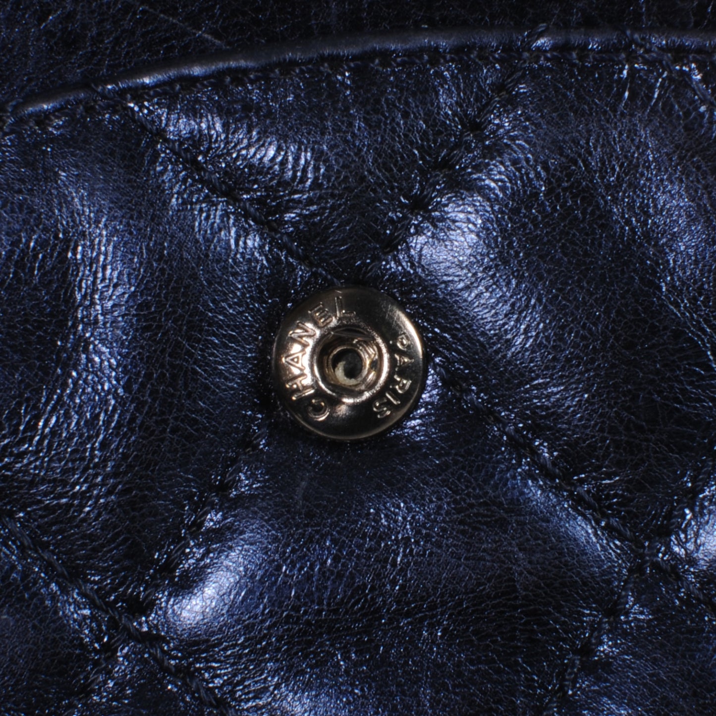 Calfskin 2.55 Reissue 227 Flap Metallic Blue