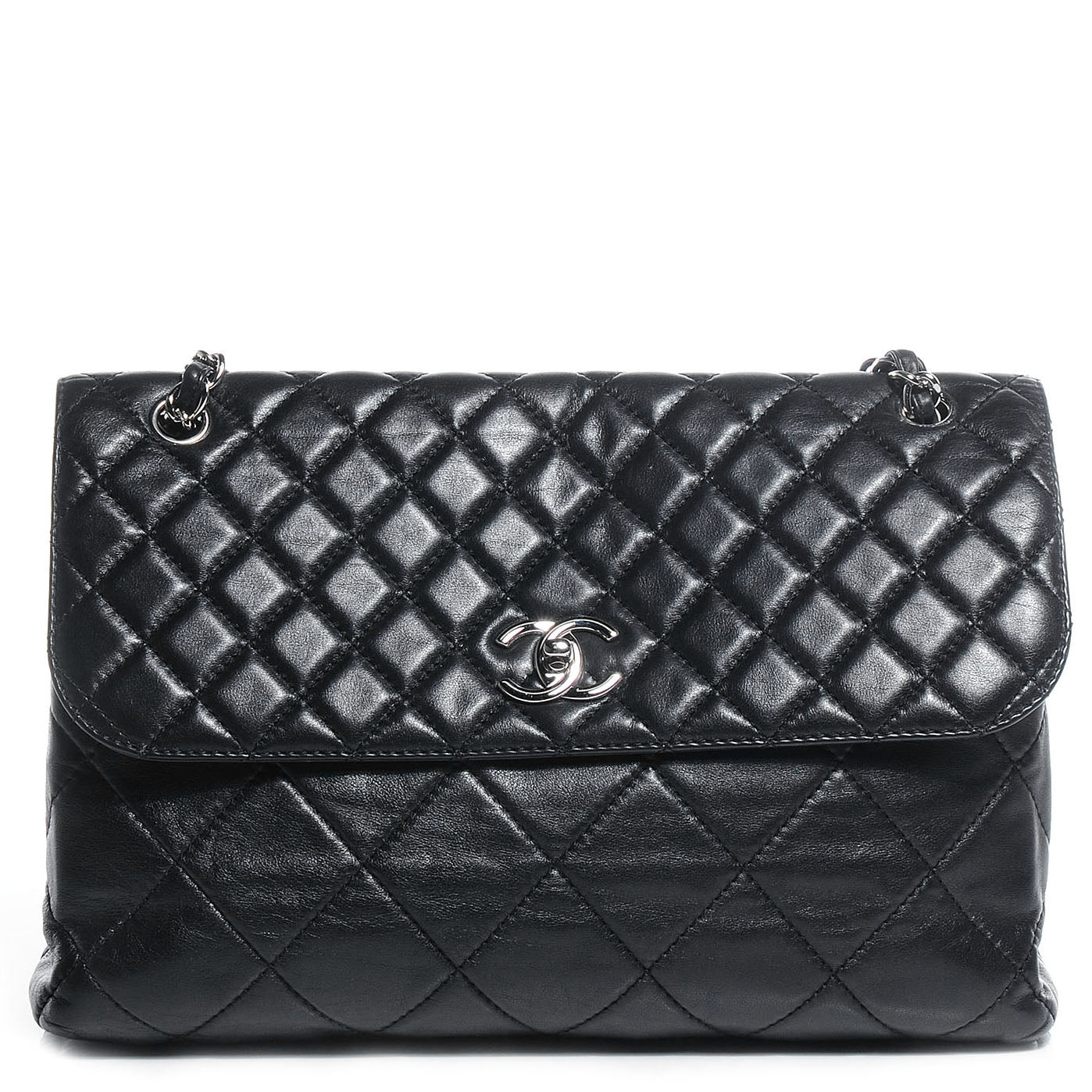 Chanel Calfskin Quilted In the Business Flap Bag Black 1 of 7