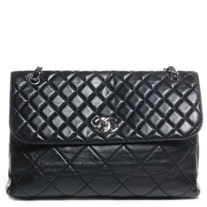 Chanel Calfskin Quilted In the Business Flap Bag Black 1 of 7