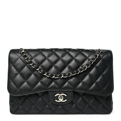 Chanel Caviar Quilted Jumbo Double Flap Black 1 of 10