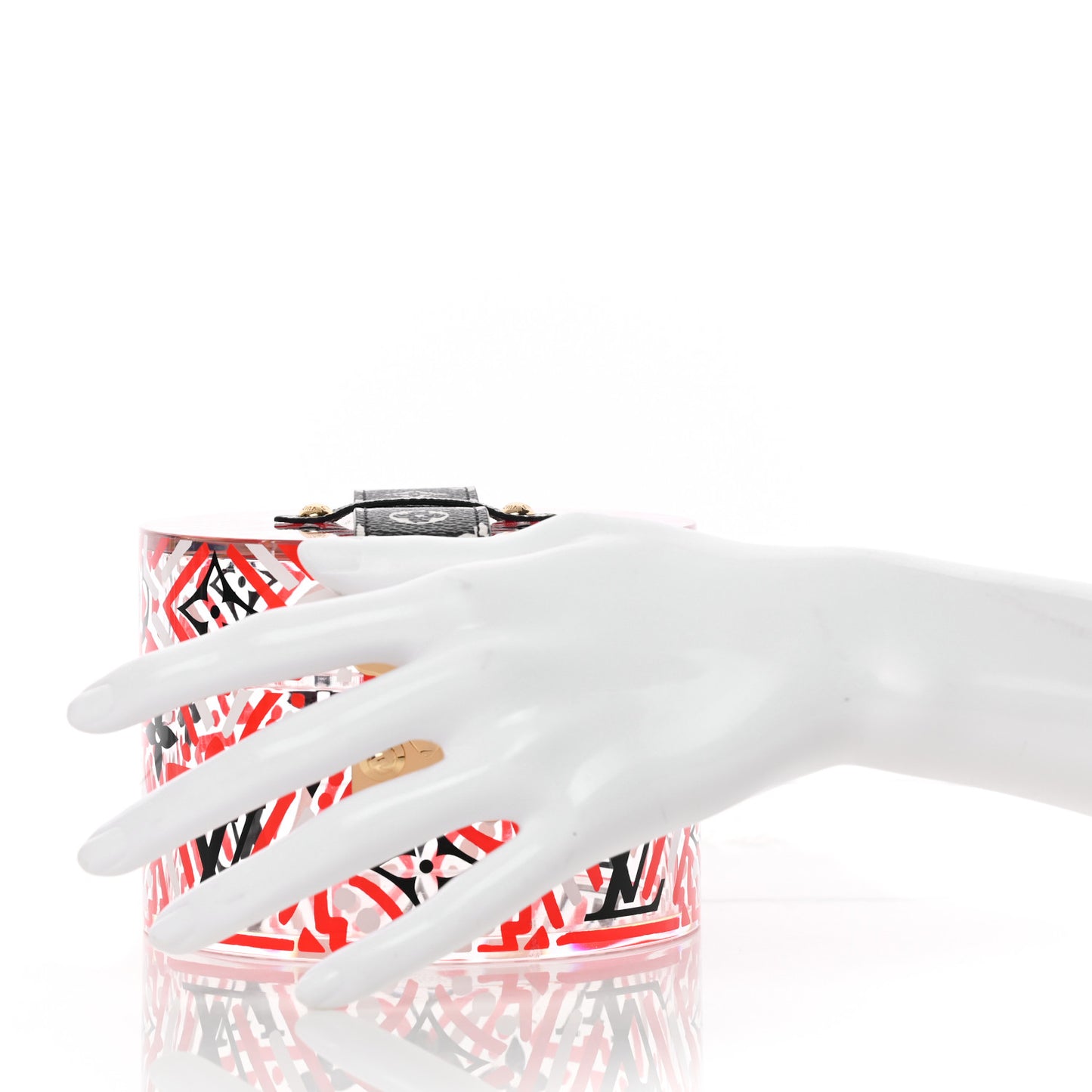 Transparent Plexiglass Monogram Giant Crafty Box Scott Rouge