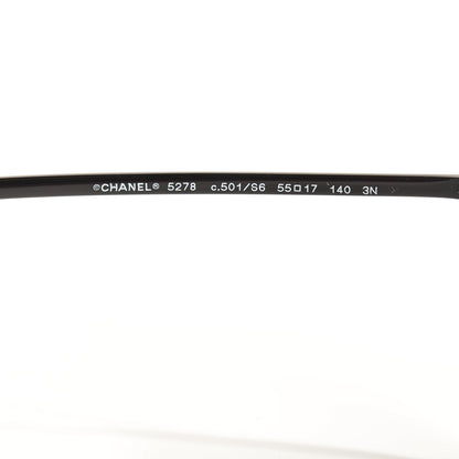Chanel Acetate Round Sunglasses 5278 Black 3 of 6