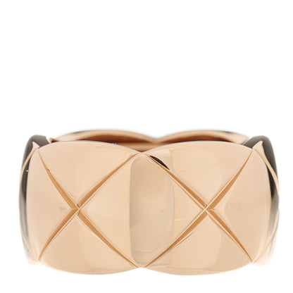 Chanel 18K Beige Gold Large Coco Crush Ring 53 6.5 3 of 8