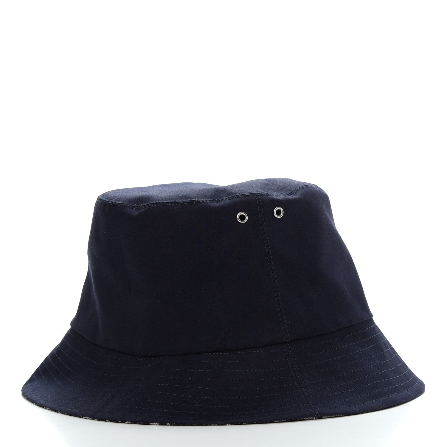 Christian Dior Oblique Reversible Teddy-D Brim Bucket Hat 57 Blue 6 of 6