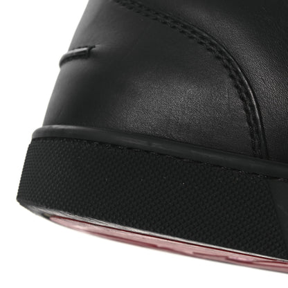 Christian Louboutin Calfskin Mens Lou Spikes High Top Sneakers 43 Black 11 of 12