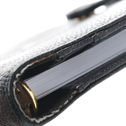 Chanel Caviar CC Small Ring Agenda Planner Black 10 of 14
