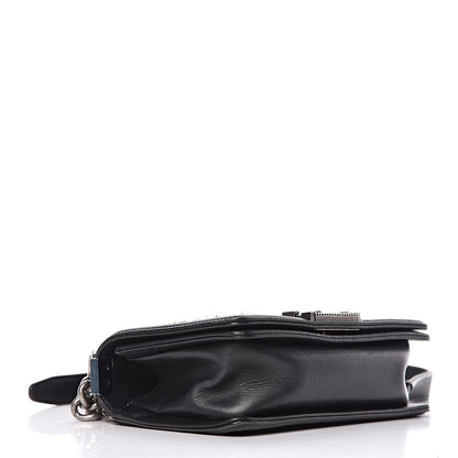 Chanel Tweed Calfskin Small Boy Flap Black 4 of 16