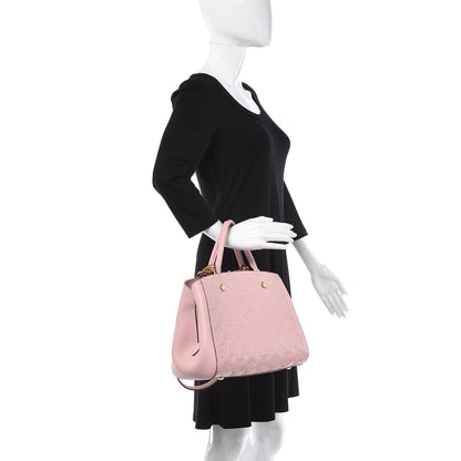Louis Vuitton Empreinte Montaigne MM Rose Ballerine 3 of 8