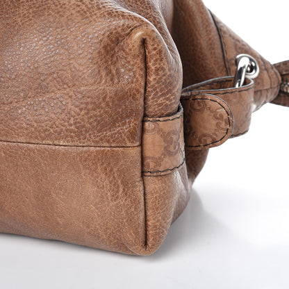 Gucci Calfskin Medium Bamboo Bar Shoulder Bag Light Brown 21 of 24