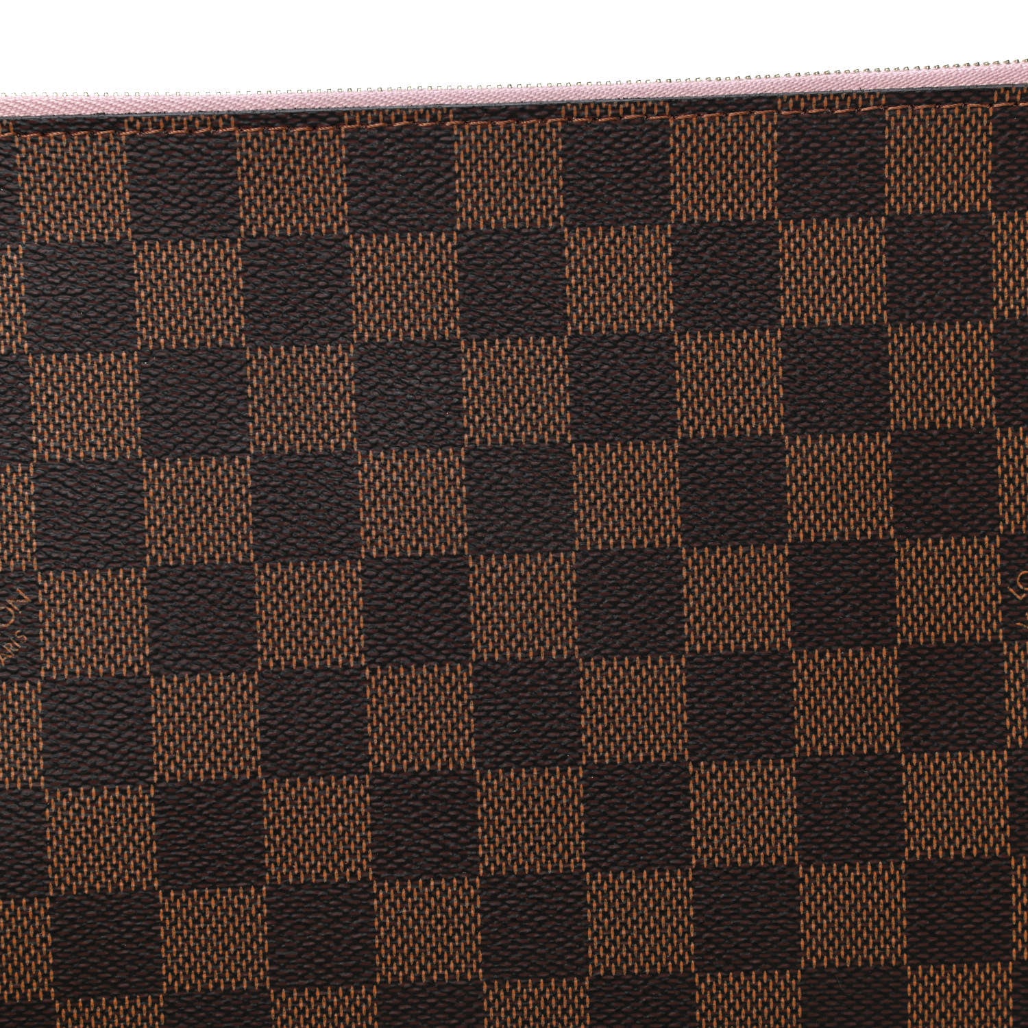 Louis Vuitton Damier Ebene Neverfull MM GM Pochette Rose Ballerine 8 of 8