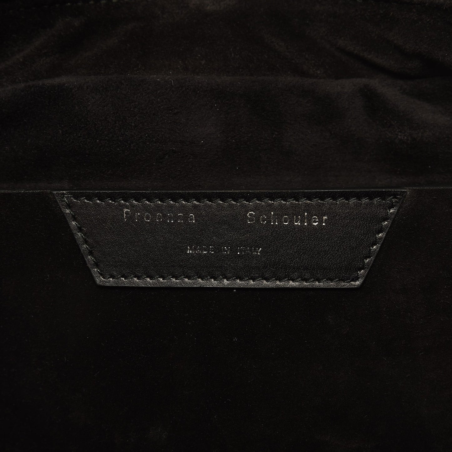 Grained Calfskin Carlton Clutch Dark Orange
