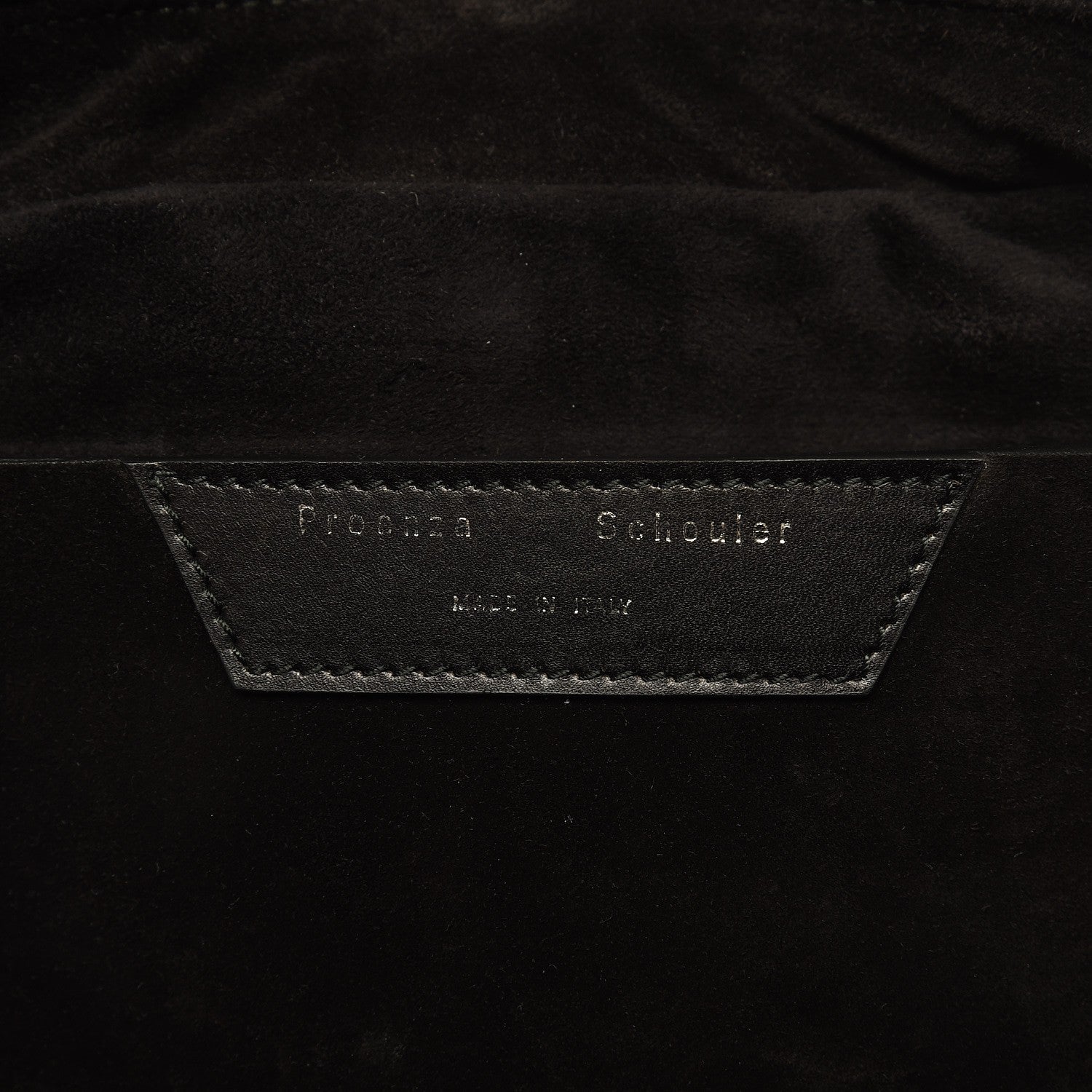 Proenza Schouler Grained Calfskin Carlton Clutch Dark Orange 6 of 12