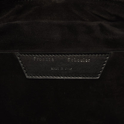 Proenza Schouler Grained Calfskin Carlton Clutch Dark Orange 6 of 12